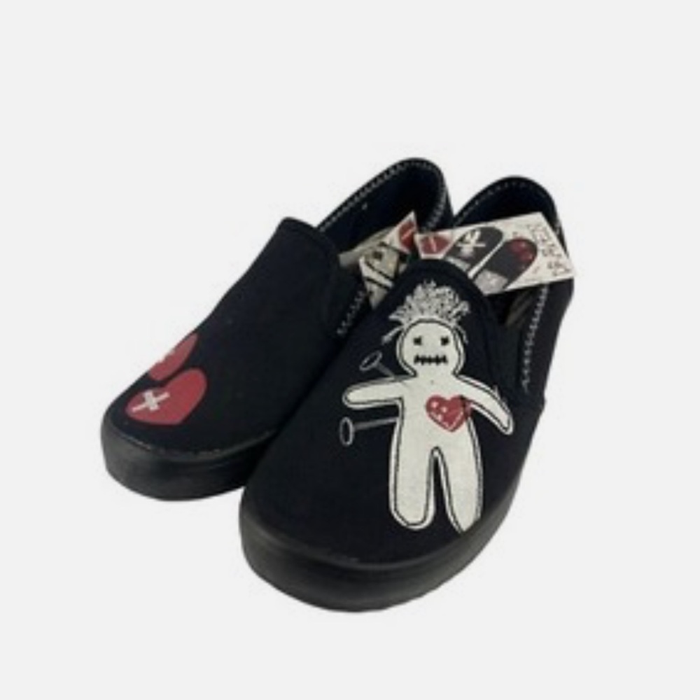 Women’s Vegan Canvas Snekers - VooDoo Doll